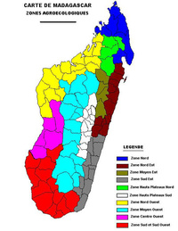 Zone agroécologique de Madagascar.